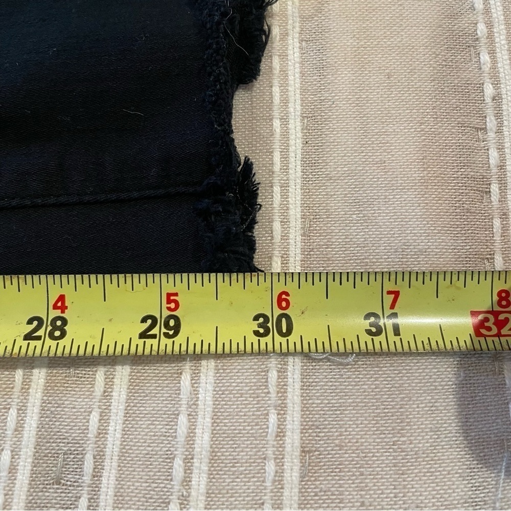 Agolde Sophie Black High Rise Distressed Skinny Jeans 26 - Picture 10 of 11